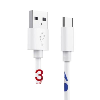 China For Type-C Type-C Type-C Soft Fast Charging Device Safe 1M USB Data 3A Mobile Phone USB2.0 Kabel Cable For Android for sale