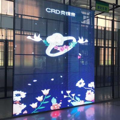 China P3.91-7.82 Indoor High Brightness Indoor Transparent Full Color Video Wall Led Display for sale