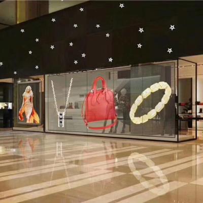 China Indoor Semi-outdoor Transparent LED Display Screen Building Facade Advertising Curtain Video Mesh Wall Flexible Led Screen for sale