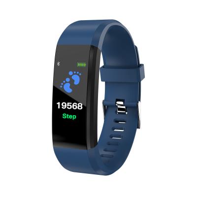 China Touch Screen 115 Plus Wristband Smartwatch Heart Rate Smart Band TFT Color Screen Smart Watch Smart Wristband for sale