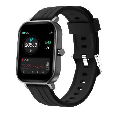 China 2021 Touch Screen Smart Watch 1.69 Inch Touch Screen Heartrate Smart Fitness Tracker Sleep Band Smart Watch for sale