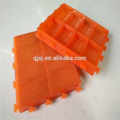 China Ore Mining Polyurethane Sieve Plate Polyurethane Screen Panel PU Sieve Plate for sale