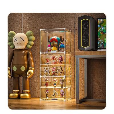 China Regular Size Acrylic Action Figures Display Case for Model Cars and Figures Acrylic for sale