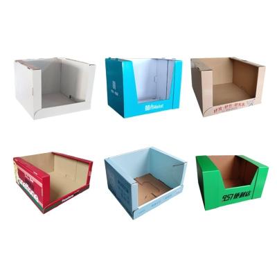 China Customized Paper Counter Top Display Box for Eco-friendly PDQ Retail Cardboard Display for sale