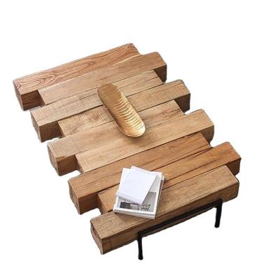 China European Wooden Coffee Table Modern Outdoor Extendable Table Folding Table Wood for sale