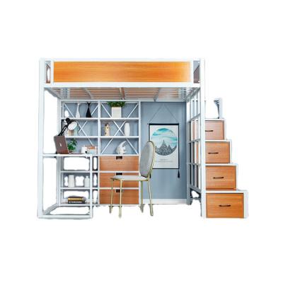 China Specifiek huis Bed Postverpakking N Loft Bunk Bed met laden en staartjes Te koop