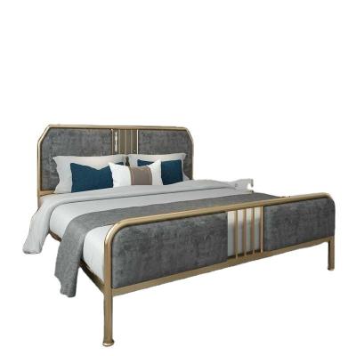 China Sophisticated Tufted Metal Bedroom Furniture Set with Display Stand and Bunk Bed for sale