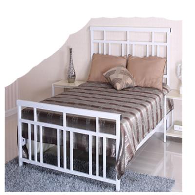 China Metal Bed Frame Single Home Furniture Bed with Certifications ISO9001 / ISO14001 for sale