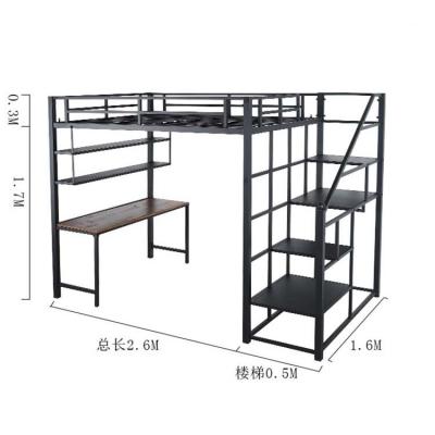 China Student Dormitory Bunk Bed with Desk and Storage for sale