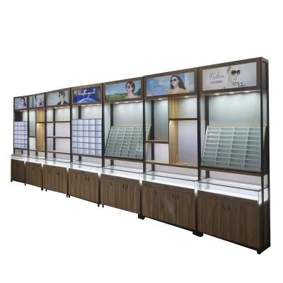 China Convenience Store Display Function Single Sided Shelves Cabinet with Glass Shelves for sale