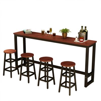 China Home Furniture Wooden Bubble Tea Table Set with Modern Design and Standard Size Top for sale