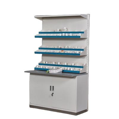 China PU Leather Medical Display Stand for Drugstore Pharmacy and Livingroom Furniture for sale