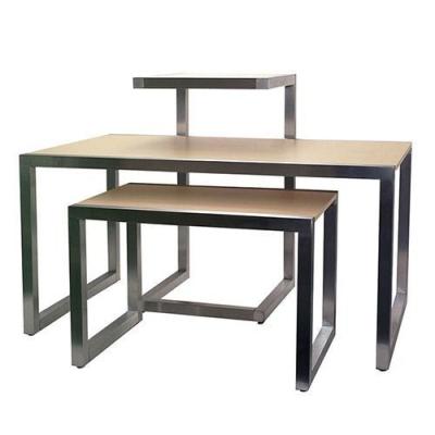 China Stylish Stainless Steel Nesting Tables for Displaying Wiper Racks in Shopping Centers for sale