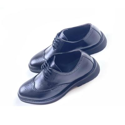 China Breathable the color is transparent and natural texture sensitive fit to the instep two layer cowhide business casual dress shoes for sale