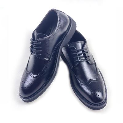 China Business Gentleman Style Breathable Fit Instep Two Layers Whip Texture And Luster Leather Business Casual Shoes for sale