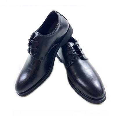 China Breathable Soft Texture Built-in Height Increase Quality Shoes High Quality Shoe Toe Elevated Leather Shoes for sale