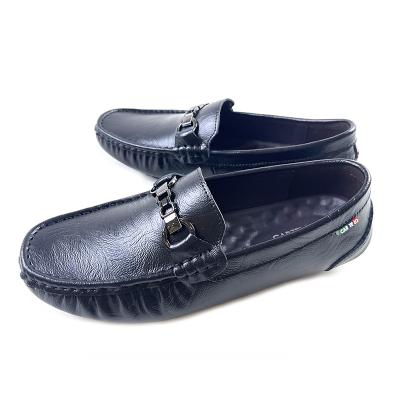 China Breathable soft bottom and soft skin a foot pedal style soft and well and sturdy men's foldable casual leather shoes for sale