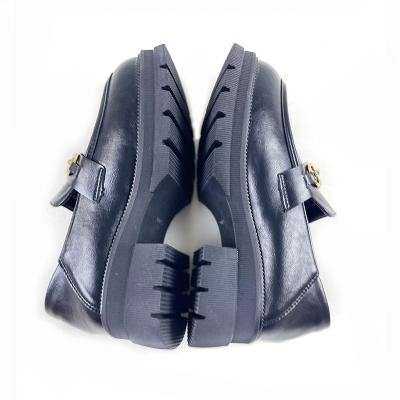 China Unique loafers thick lightweight British minimalist soft bottoms of a shoe shape style pedal foot for sale