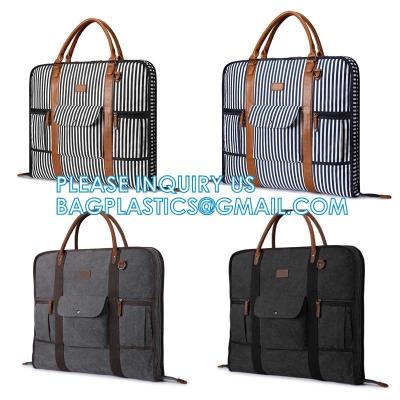 중국 Business Garment Bag Cover For Suits Dresses Clothing Foldable Pockets, Carry On Garment Bag, Moving Bags 판매용