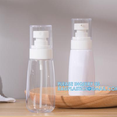 China Trigger Spray bottle, Skincare PET Bottle Cosmetic Packaging 60ml 80ml Pump Empty Spray Bottle Pump Bottle for sale