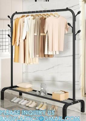 중국 Clothes Rack, Garment Rack, Clothing Rack for Hanging Clothes, Drying Rack Hanger, Steel Frame, Mesh Storage Shelf 판매용