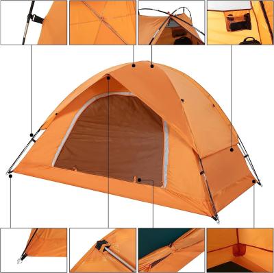 China Camping Tent for 2 Person, 4 Person, 6 Person - Waterproof Two Person Tents for Camping, Easy Up Tent for Family for sale