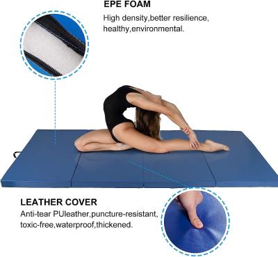 Cina Folding Rubber EVA Mat, EPE Foam, Thick Folding Gymnastics Exercise Mat Aerobics Stretching Yoga Mats in vendita