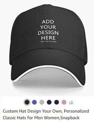 중국 Custom Baseball Cap With Your Text,Personalized Adjustable Trucker Caps Casual Sun Peak Hat For Gifts 판매용