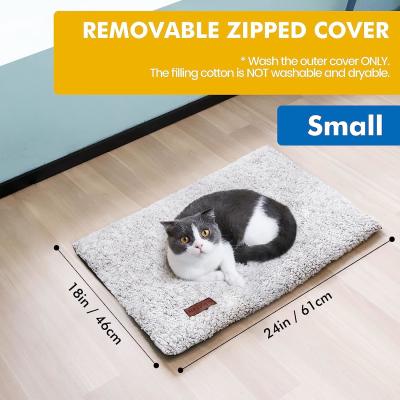 중국 Self Warming Dog Bed Mat, Soft Plush Pet Sleeping Pad for Dog Cats, Winter Pet Blanket for Dog Bed, Couch, Sofa, Car 판매용