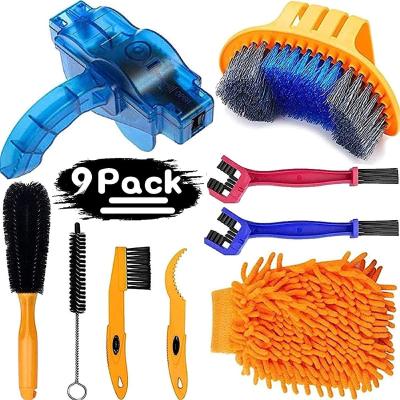 중국 Bike Cleaning Kit (9pcs), Including Chain Cleaner for Cycling,Bicycle Clean Brush Tools for Mountain/MT/Road/BMX Bike 판매용