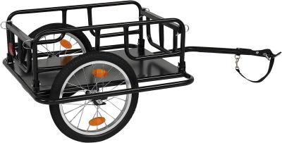 Cina Foldable Bike Cargo Trailer with Bike Hitch, Bicycle Wagon Trailer with 16