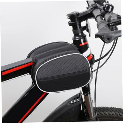 Cina Bike Phone Front Frame Bag Waterproof Bicycle Handlebar Bag With Touch Screen Cell Phone Case Holder Cycling Storage in vendita