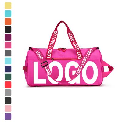 China Custom Design Water Proof Teen Girls Dance Duffel Bag Fitness Handbags Traveling Weekender Sports Duffle Bags for sale