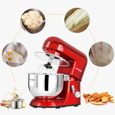 China Kitchen Mixing Bowl 6 Stainless Steel Mixers SM-986 Stand Design Electric Mixer Tilt Head Speed ​​Tilt Head for sale