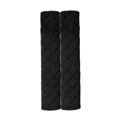 China Business Of 2 Point Seat Belts Covers Regular Polyester Seat Belt Pads for sale