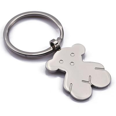 China Customized Stainless Steel Key Ring Gold Color / Silver Color For Unisex for sale