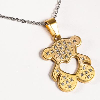 Chine 316 l'or de l'acier inoxydable 18K a plaqué les pendants, pendant en forme de coeur pour la fille à vendre