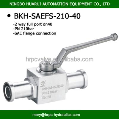 China High Pressure Carbon Steel 2 Way Full Carbon Steel Port Hydraulic Ball Valves Good As Hydac Valve for sale