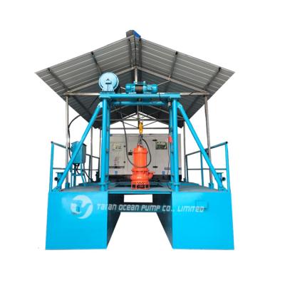 China Construction worksÂ   Submerged river sand pump dredger used in sand production for sale