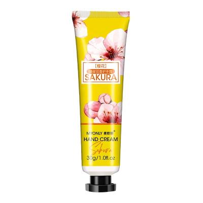 China Mini Portable Anti-drying Flower Fragrance Anti Aging Refreshing Moisturizing Hand Cream for sale