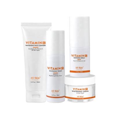 China Moisturizing Nourishing Whitening Vitamin C Whitening Organic Body Skin Care Packaging Private Label Set New for sale