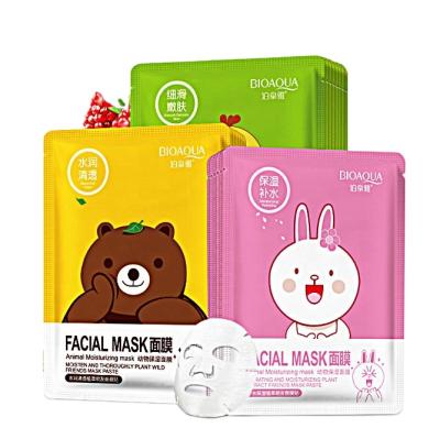 China Wholesale Korean High Quality Deep Cartoon Sheet Face Mask Hydrate Moisturizer Bioaqua Phytoextraction for sale