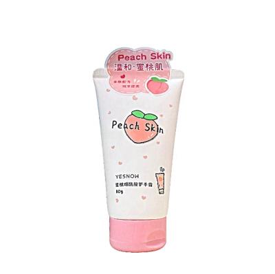 China YESNOW Mini Milk Peach Moisturizing Refreshments Wholesale Anti Aging Fragrance Winter Organic Hand Cream for sale