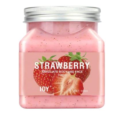 China Wholesale Natural Organic Exfoliator Private Label 100% Ice Cream Body Scrub Moisturizing Exfoliating Sherbet Fruit Sugar Face Body Scrub for sale