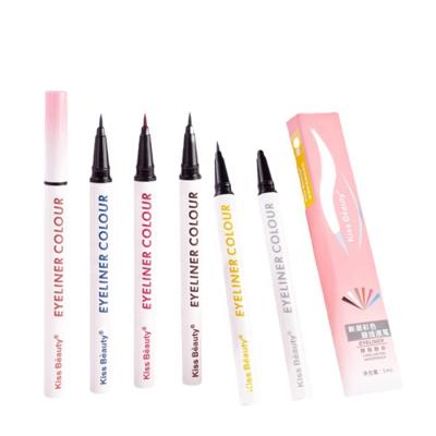 China Wholesales New Style Waterproof Rotating Automatic Water Activated Waterproof Colored Adhesive Eyeliner Glue Pen for sale