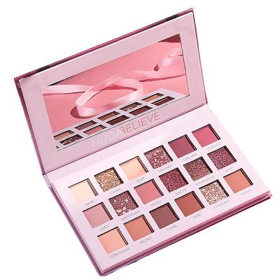 China Wholesales Nude 18 Colors Waterproof Adenium Obesum Makeup Eyeshadow Palette Private Label for sale