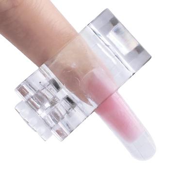 China New Eco-friendly Quick Extension Crystal Nail Extension Glue Shaping Clip Crystal Nail Tips Clip For Building for sale