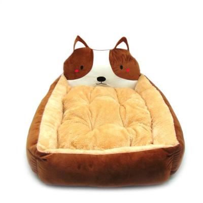 China 2021 New Products Travel Bed For Cave Dog Pet Sofa For Dog Super Soft Fleece Cushion For Dog Item for sale