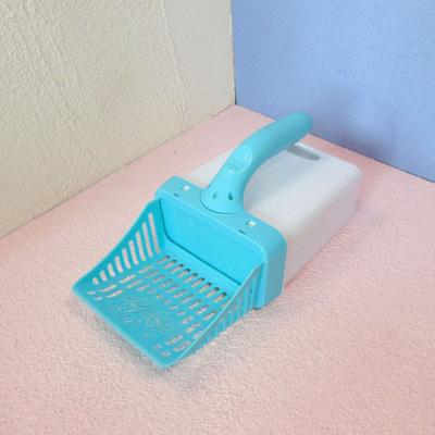 China Hot Selling Viable Cat Pet Sand Cleaning Shovel Cat Litter Shovel Plastic Toilet Poop Garbage Scoop for sale