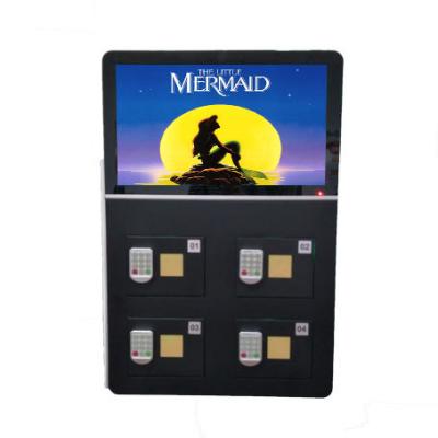 China EU/US/UK Wall Mounted Digital Signal Indoor Money Mobile Kiosk Advertising Charging Locker for sale